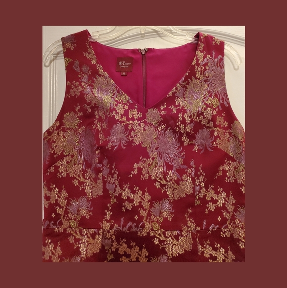 Women silk dress size-M - Picture 2 of 2